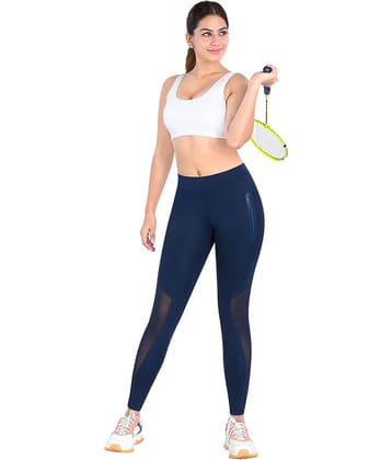 Dermawear Women Spandex Skinny Fit Jegging ( Navy Blue )