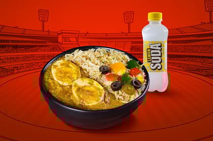 Macha Egg Curry Rice Bowl With Beverage
