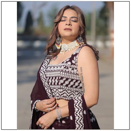 Majanta Colour Lehenga Choli, DC-109