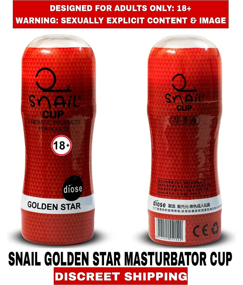 Premium Quality New Sexy toy Snail Golden Star Pussy Masturbator Cup Fleshtight For Men