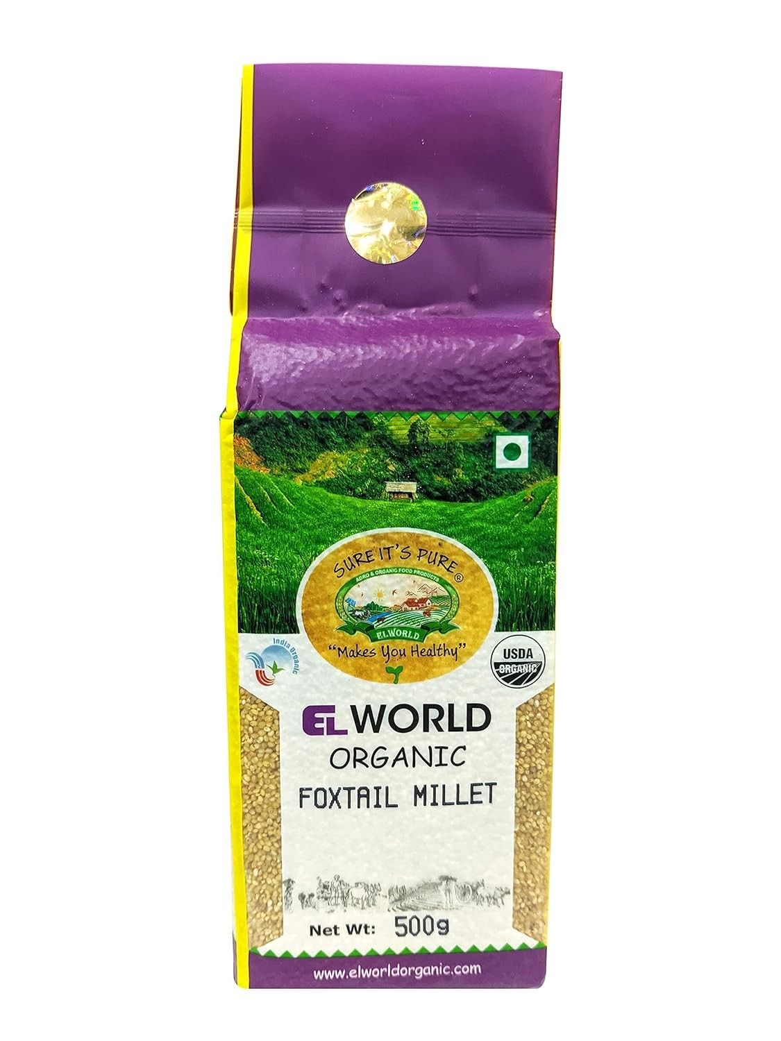 Elworld Agro & Organic Food Products Foxtail Millet 500g