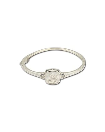 AABHA Silver Kada for Women (Silver, 2.2)