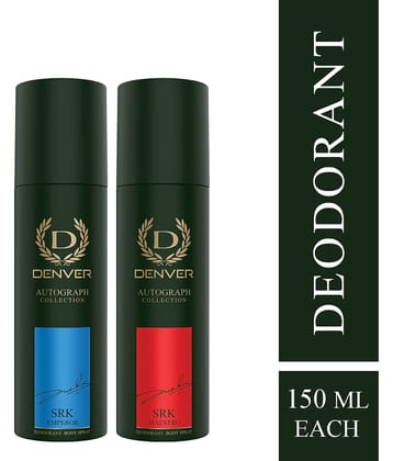 Denver Srk Emperor & Maestro Deo Autograph Combo Men Deodorant Spray 280 Ml