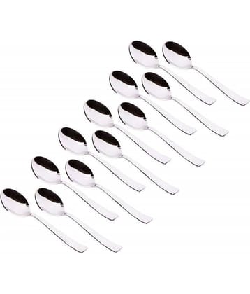 Analog kitchenware - Silver Stainless Steel Baby Spoon ( Pack of 12 )