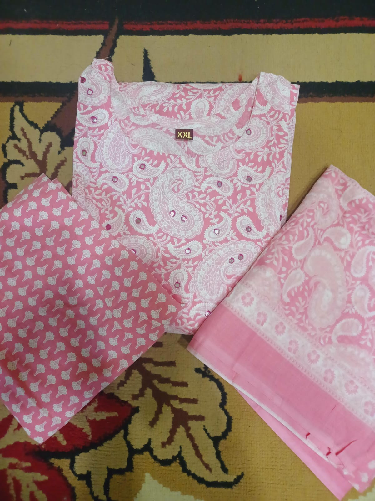 Cotton Printed Kurta Set