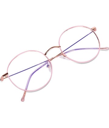 Admire Gold Full Rim Round Computer Glasses ( Pack of 1 )
