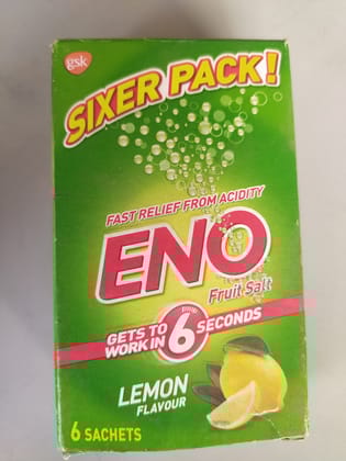 Sixer pack! Eno 6 6 sachets lemon