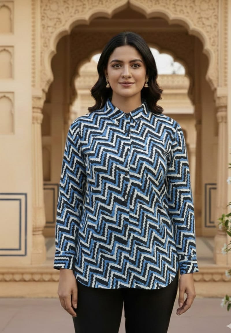 COTTON SHIRT FOR WOMEN Rajasthani Traditional. .