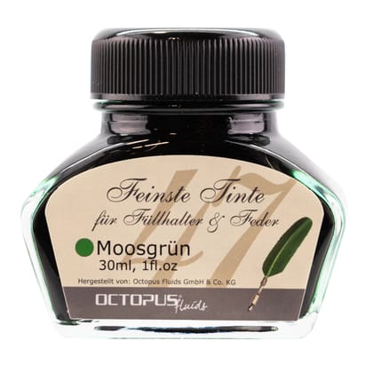Octopus Classic Collection Fountain Pen Ink - Moss Green