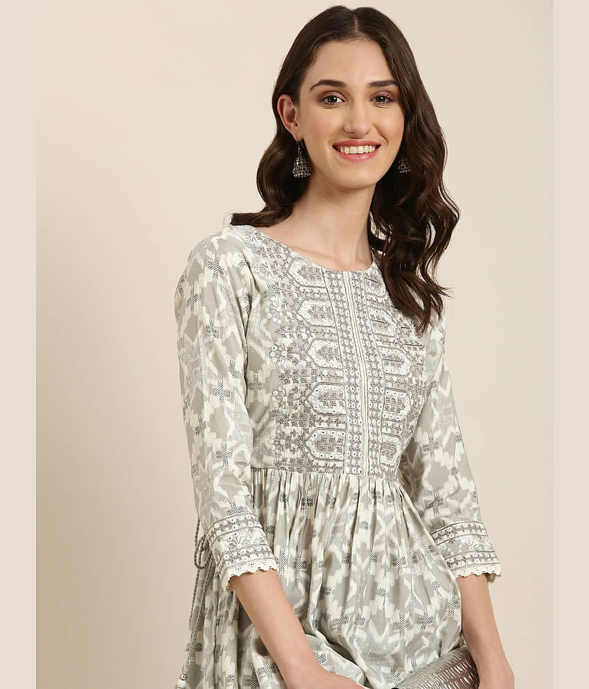 Cotton Blend Short Kurti For Women (Pack of 1)