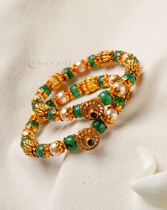 Gold Polish Silver Bangle CHB1140 (Single)