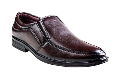 Titas Gents Brown Shoe-Brown / 6