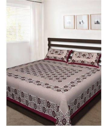 Bombay Spreads Cotton King Bedsheet ( Multi )