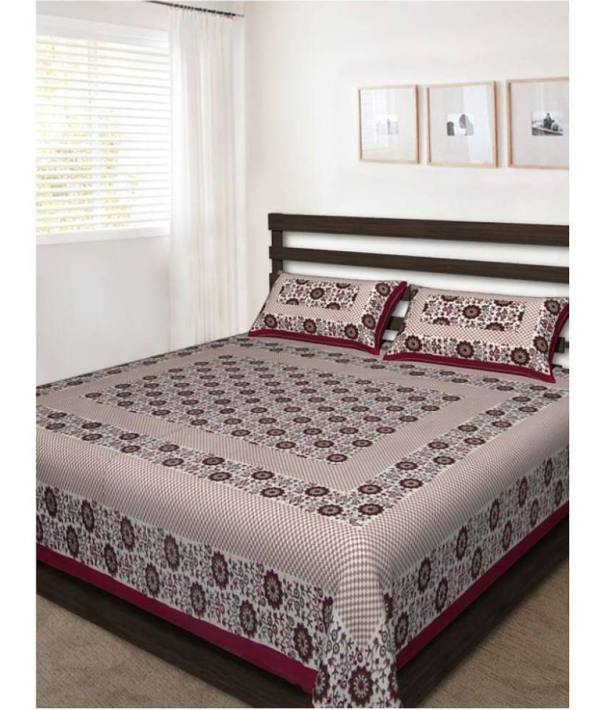 Bombay Spreads Cotton King Bedsheet ( Multi )
