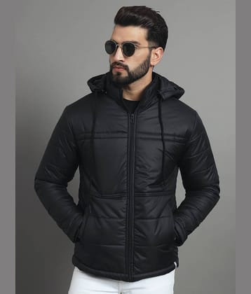 renuovo Polyester Men's Puffer Jacket - Black ( Pack of 1 )