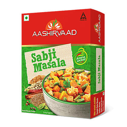 Aashirvaad Sabji Masala - Ethnic Spice Blend With Authentic Taste, 100 g Box