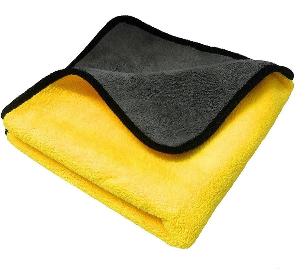 Yellow Microfiber Towel Pack of 1 Pc