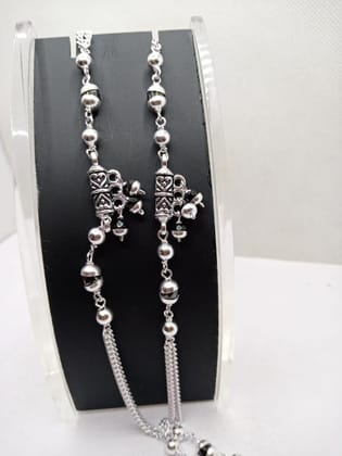 Pure silver 75percent bridal payal p = 68