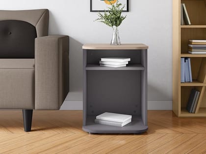 Lean Corner Table - Silver Oak