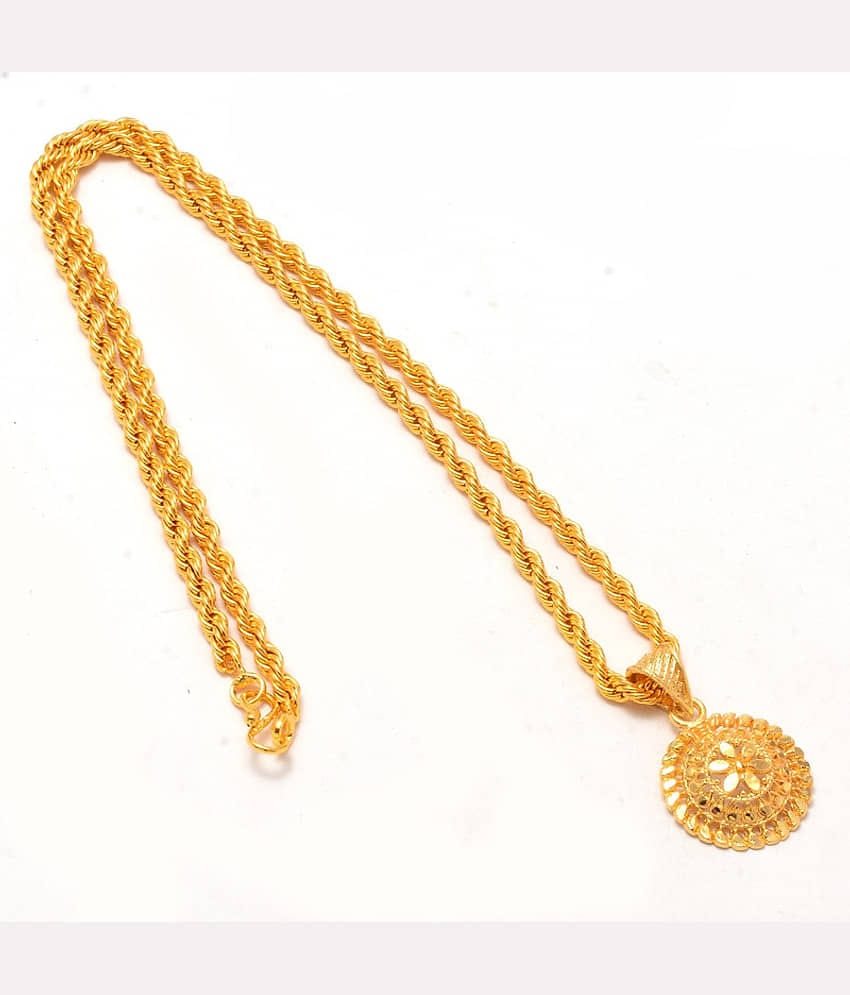 Jewarhaat - Golden Pendant ( Pack of 1 )