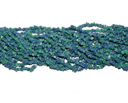 Malachite Green Uncut chips semi-precious beads are irregularly shaped gemstone Beads Sold By Per String of 36 Inch-irregular / 75 Gram