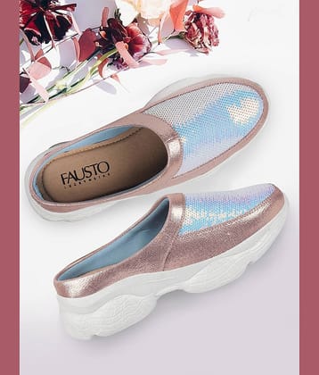 Fausto - Pink Women's Sneakers