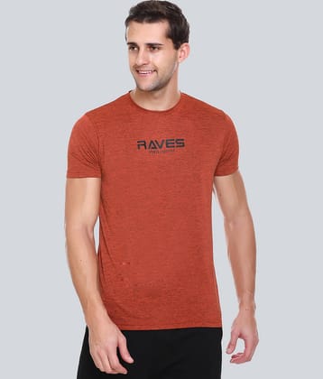 RF RAVES - Maroon Polyester Regular Fit Men's T-Shirt ( Pack of 1 )