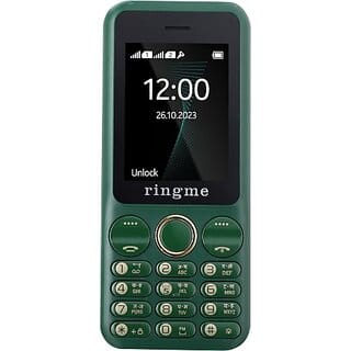 Ringme R1+ TEJAS  (Dual Sim, 2.4 Inch Display, 3000mAh Battery, Green)