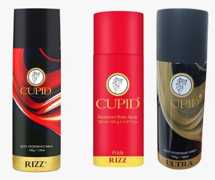 Deodorant Spray for Men | Gas-Free Formula | Quick Dry Mist   Pack of 3  (ASSORTED)