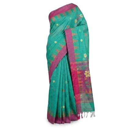 Sage Green Sambalpuri Saree