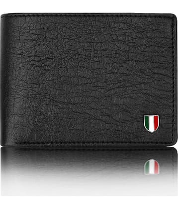 GIOVANNY - Black Faux Leather Men's Regular Wallet ( Pack of 1 )