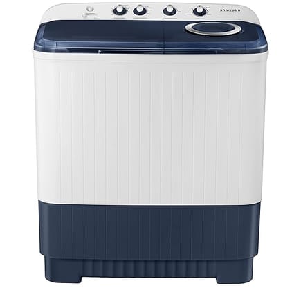 Samsung 9.5 kg, 5 Star, Hexa Storm Pulsator, Semi-Automatic Top Load Washing Machine Appliance (WT95A4200LL/TL, Air Turbo Drying, LIGHT GRAY)