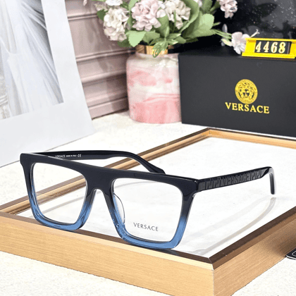 VRSC Luxury Premium Unisex 4468 Optical Frame-Blue-Black-Clear