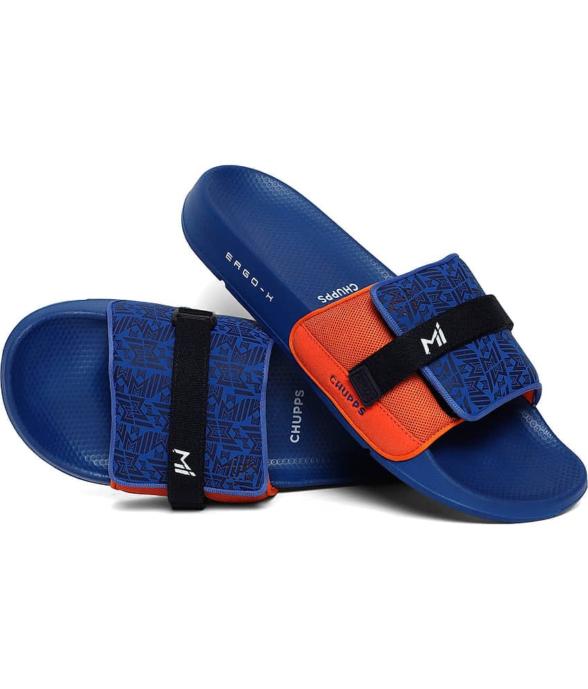 CHUPPS Orange Men's Slide Flip Flop