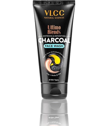 Vlcc Ultimo Blends Charcoal Face Wash For Whitening & Detoxifying , 100Ml