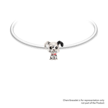 Dalmatians Puppy | 925 Silver charms for Bracelets / Chain-Free / Silver / Modern