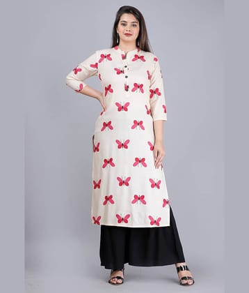 MAUKA - Red Straight Rayon Women's Stitched Salwar Suit ( Pack of 1 )