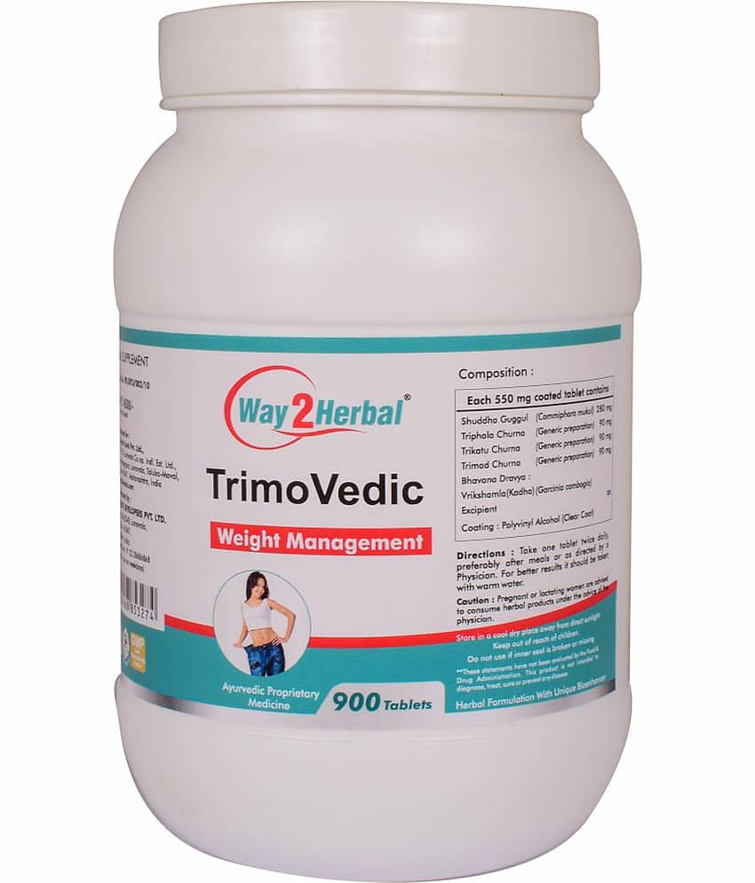 Way2Herbal Trimo Vedic Tablet 900 No.S Pack of 1