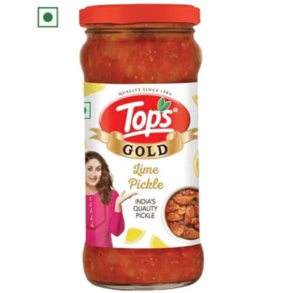 tops gold lime pickle 375 gm