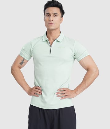 Fuaark Purple Polyester Slim Fit Men's Sports Polo T-Shirt ( Pack of 1 )