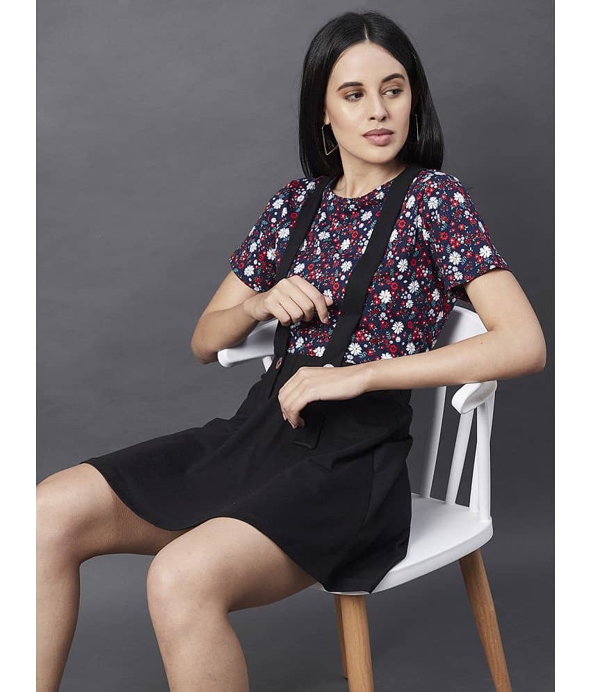 Rigo - 100 Percent Cotton Black Women's Skater Skirt ( Single Pack )
