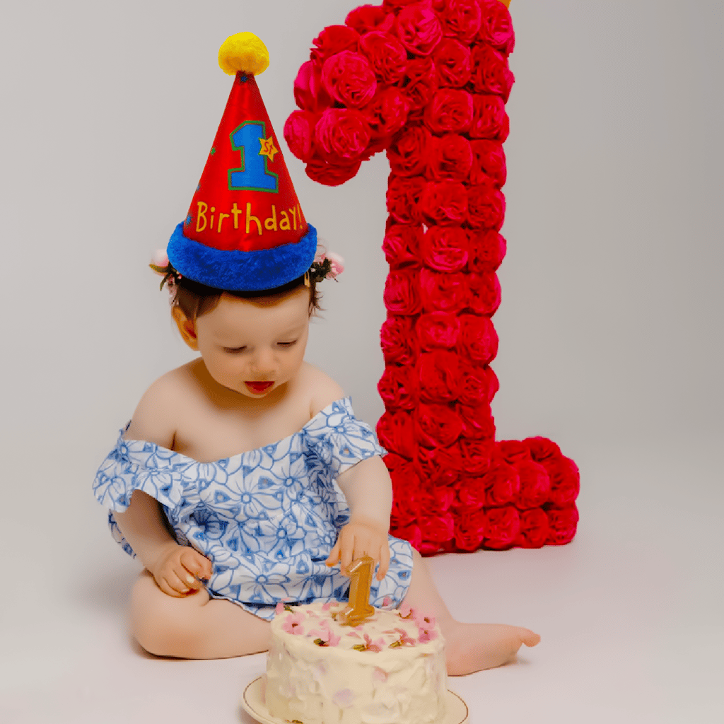 1st B'day Boy Faux Hat