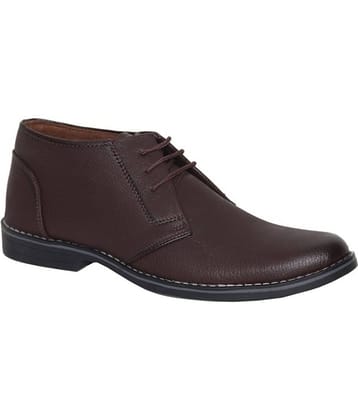 Leeport - Brown Men's Derby Formal Shoes