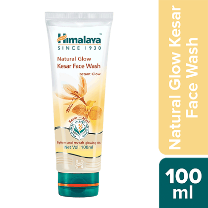 Himalaya Natural Glow Kesar Face Wash, 100 Ml