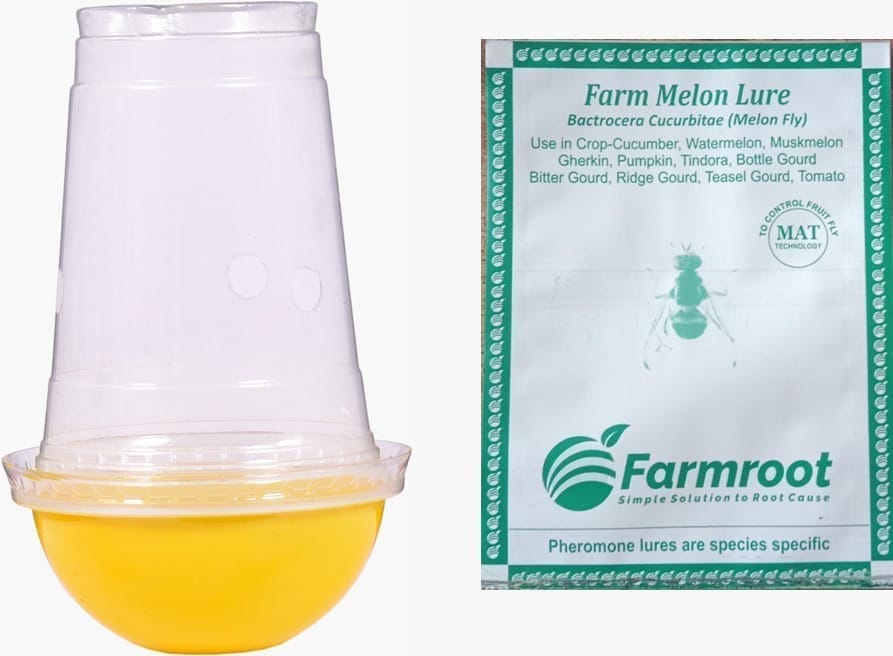 FARM MELON LURE WITH FLY TRAP (PACK OF 10)