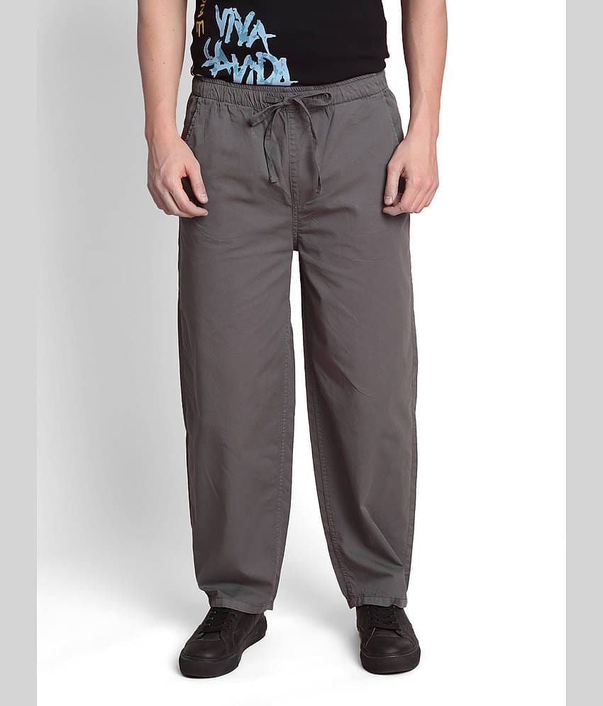 Bene Kleed Men Cotton Loose Fit Pleated Chinos Trousers