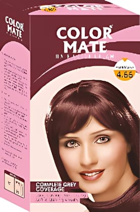 COLOR MATE HAIR COLOR CREAM 60ML-MAHOGANY