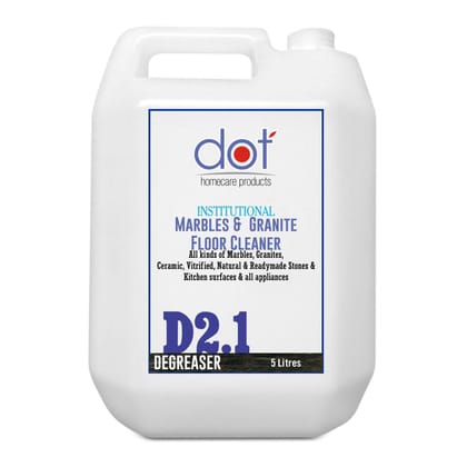 DOT Homecare Products | Marbles, Granite Floor Cleaner 5 Litres | Degreaser | Indian and Imported floorings, fiberglass sinks, kitchen surfaces, heavy oil stain remover