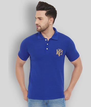 The Million Club Pack of 1 Polyester Regular Fit Solid Half Sleeves Men's Polo T Shirt ( Blue ) The Million Club Pack of 1 Polyester Regular Fit Solid Half Sleeves Men's Polo T Shirt ( Blue )