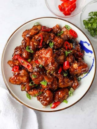 Mongolian Chicken Tossed In Sweet And Savoury Sauce